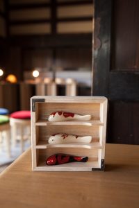 鯉箸置き　展示風景