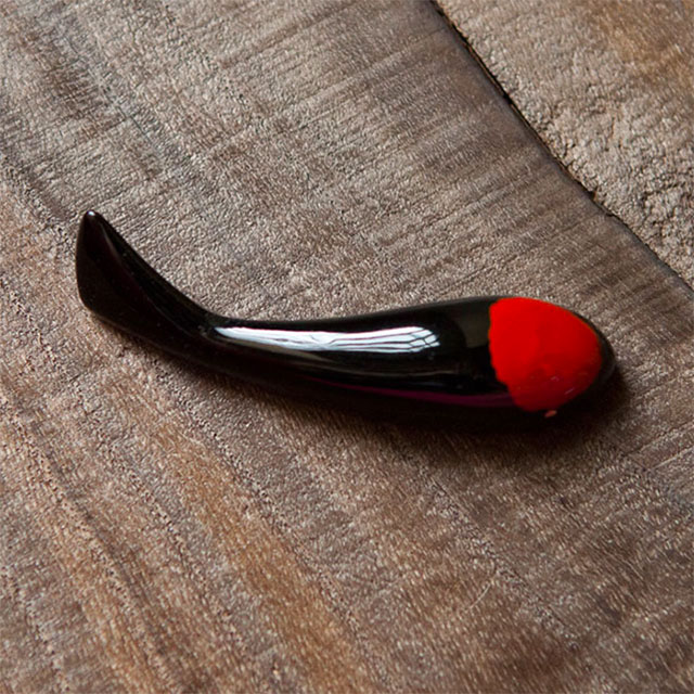 KOIOKI NO.06 創作柄B(黒漆に赤)