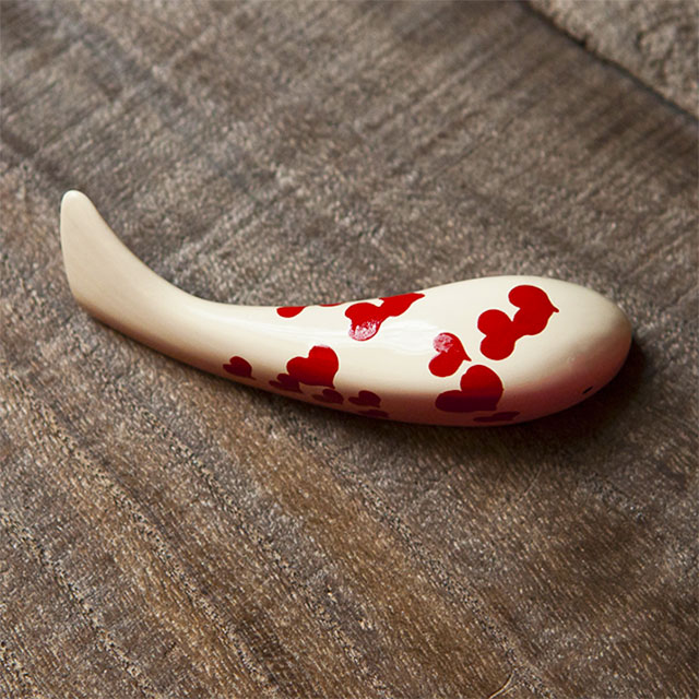 KOIOKI NO.08 創作柄C(白漆+蒔絵)