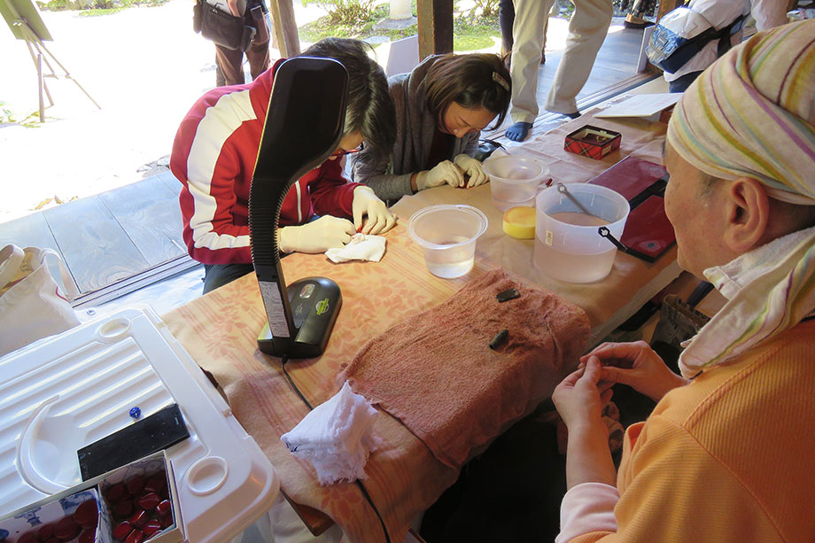 村上木彫堆朱 池野漆工芸WS