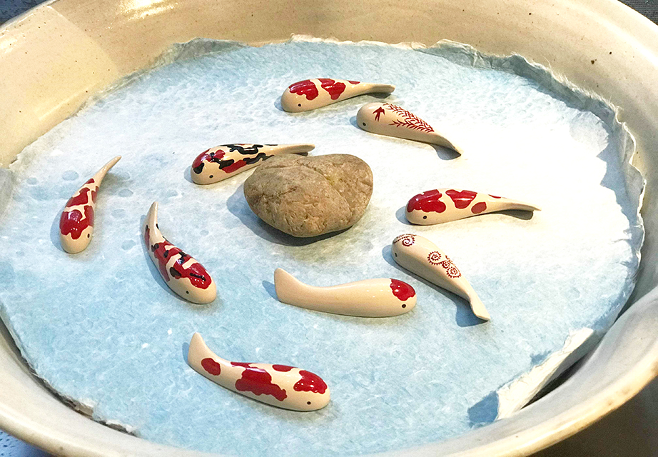 「山の織 雪の色」コイオキ