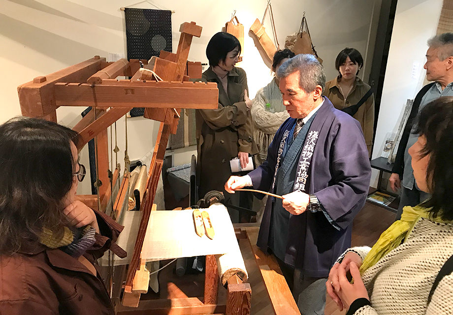 「山の織 雪の色」鑑賞風景
