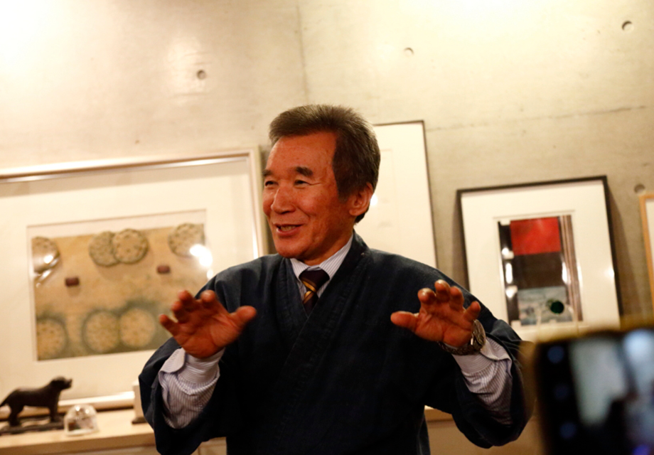 「山の織 雪の色」オープニング