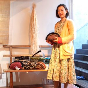 「山の織 雪の色」piquant