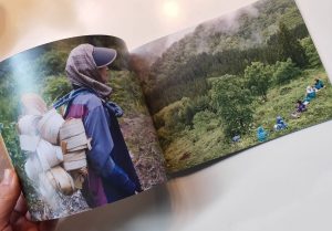 「山の織 雪の色」冊子