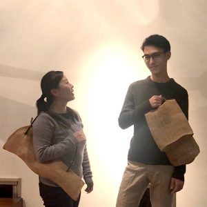 「山の織 雪の色」大滝ジュンコさん