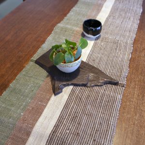 桑原織物 越後上布テーブルランナー