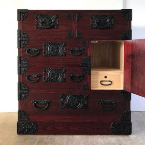 鈴木石太郎タンス店 桐民芸金具箪笥