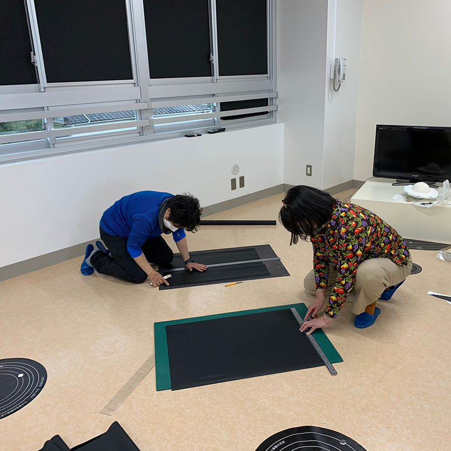 匠の惑星 展 設営風景