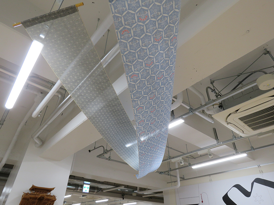 匠の惑星 展 小千谷織物シェード