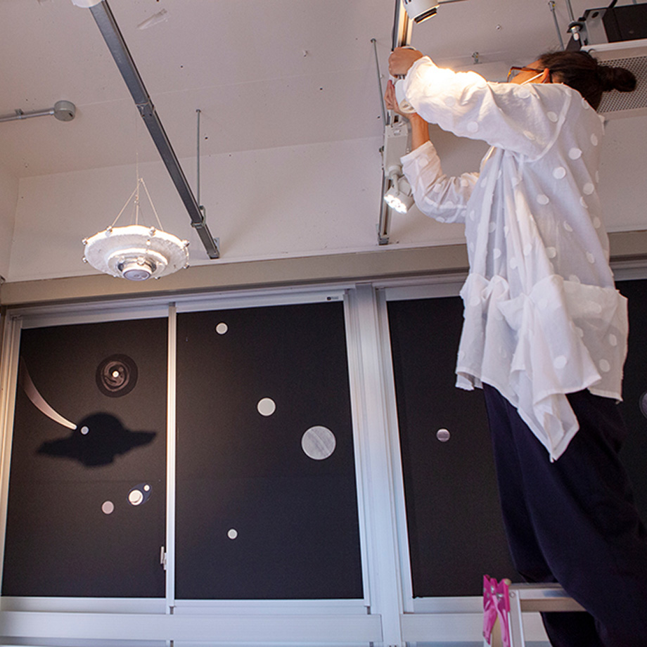 匠の惑星 展 設営風景