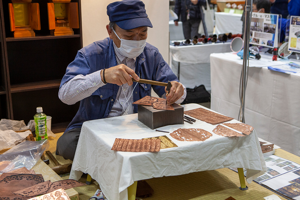 第39回新潟県伝統的工芸品展にて三条仏壇